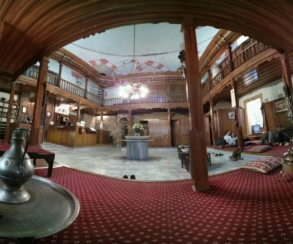 Sala de primire a hammamului Suleymaniye Hamami