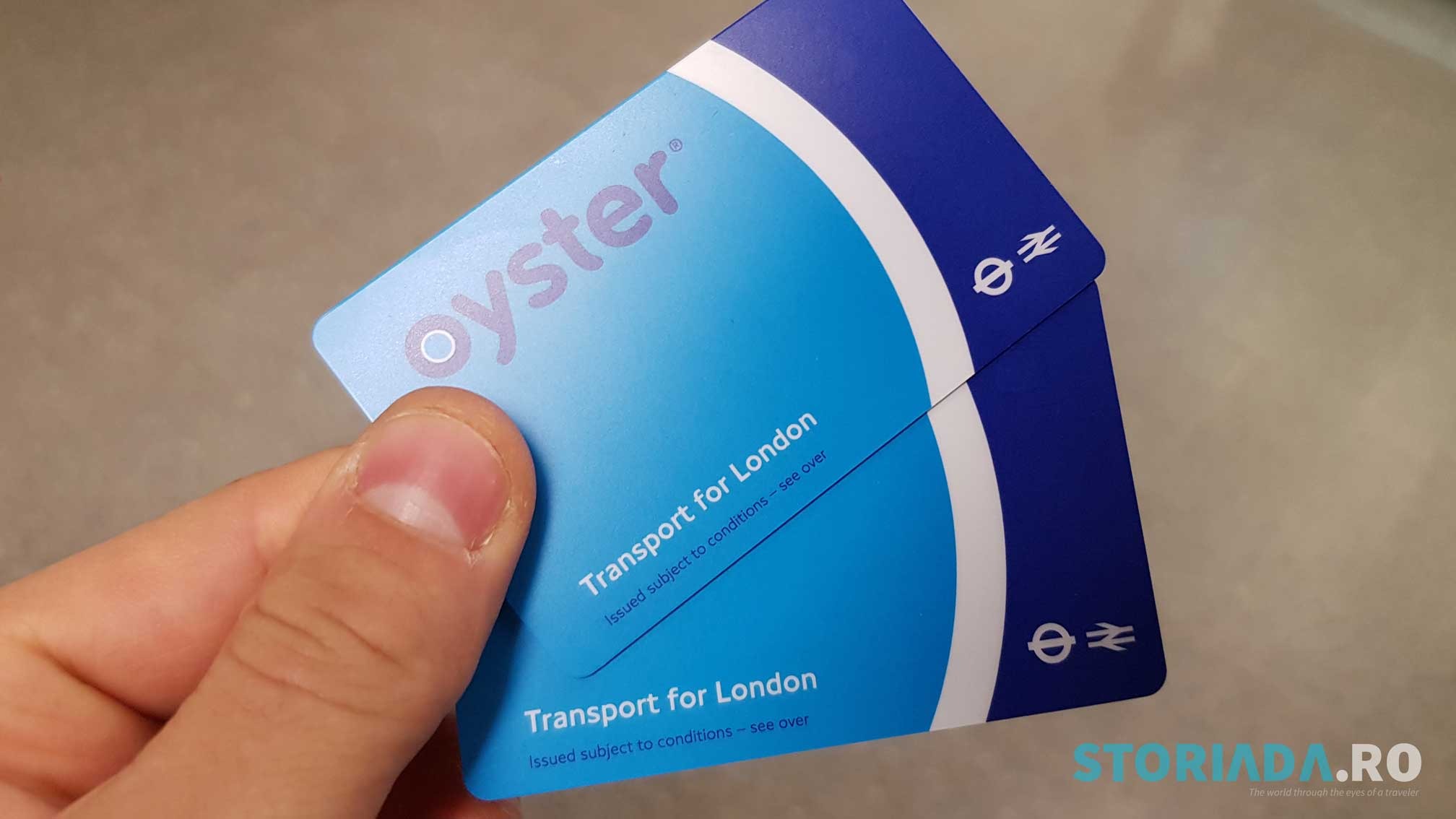 Card călătorie Oyster Card, Londra