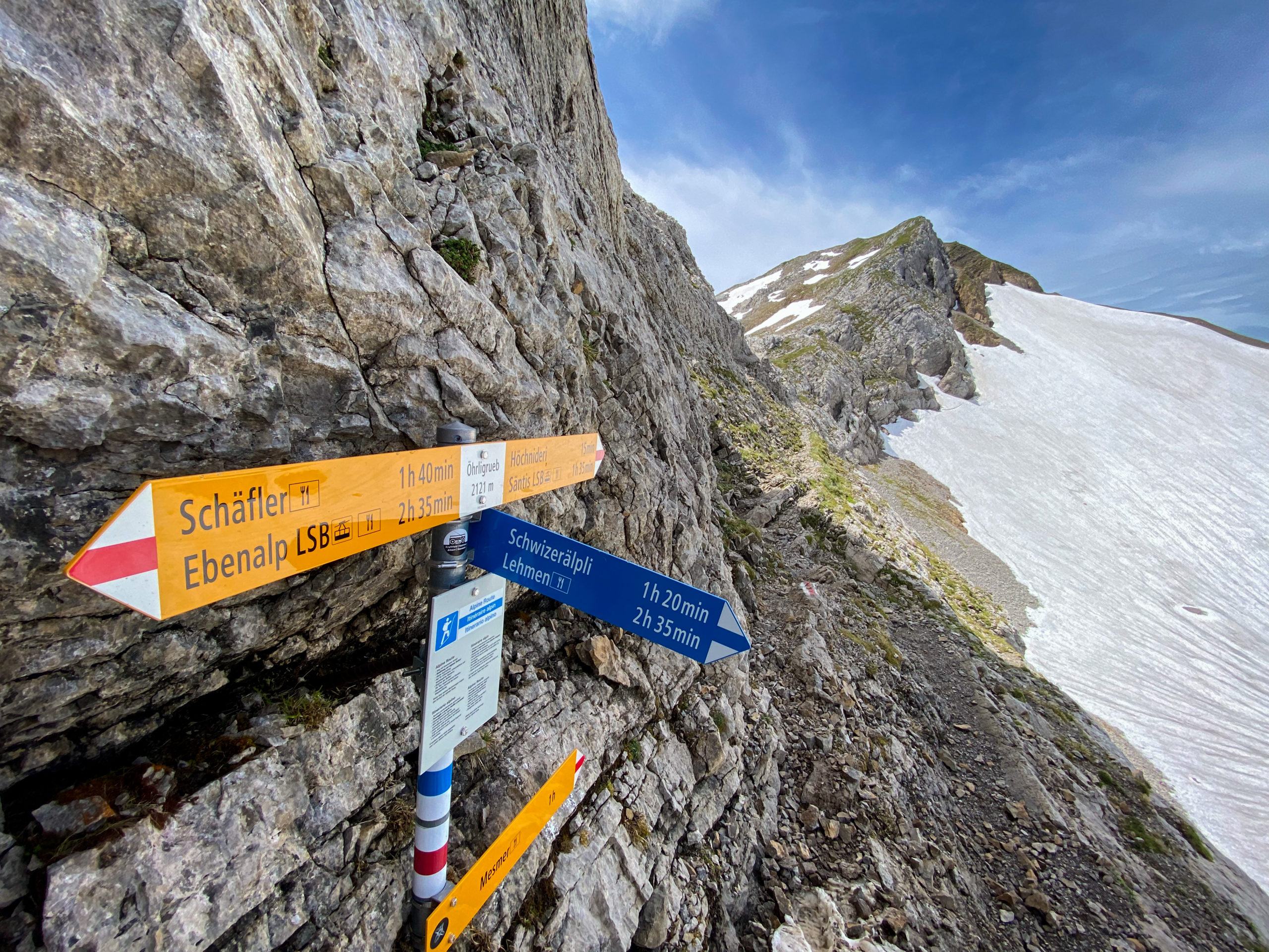 Alpstein, Hike Santis, Appenzell